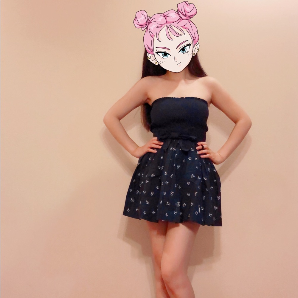 tube top mini dress